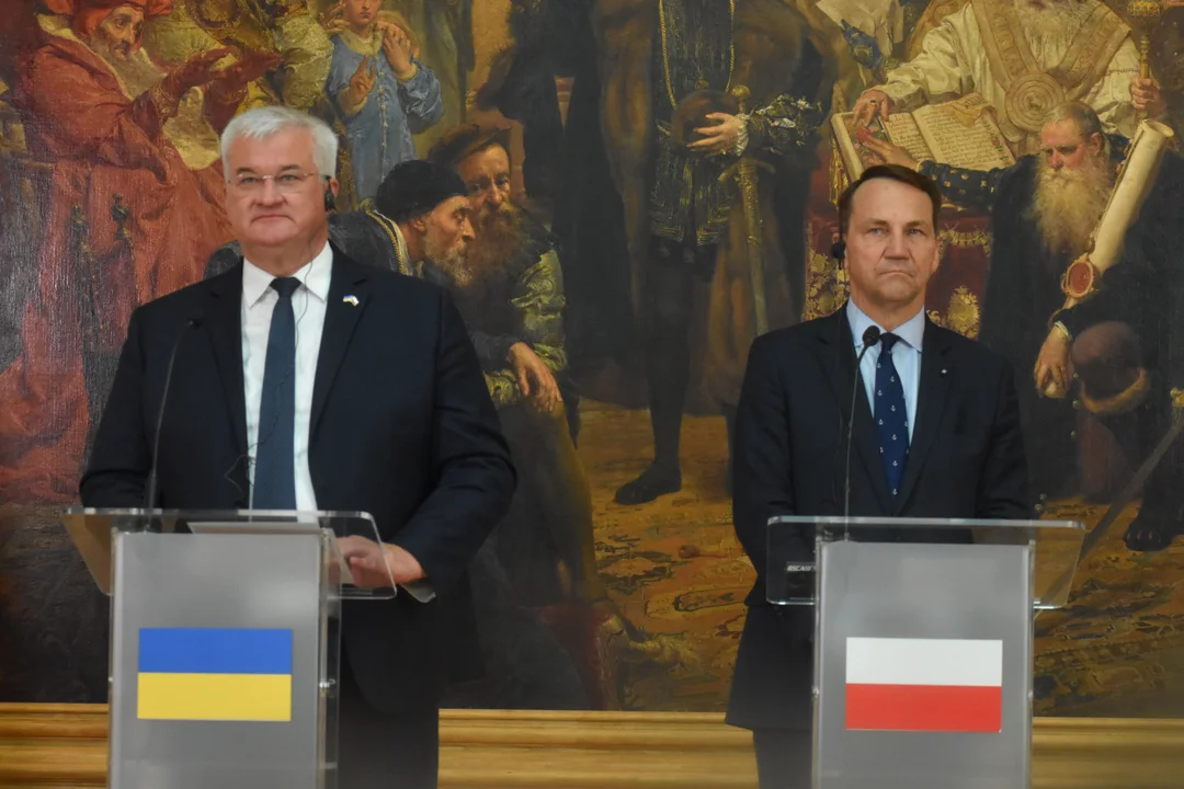 Radosław Sikorski w Lublinie. "Polska i Litwa wspierają Ukrainę politycznie w obliczu rosyjskiej agresji"