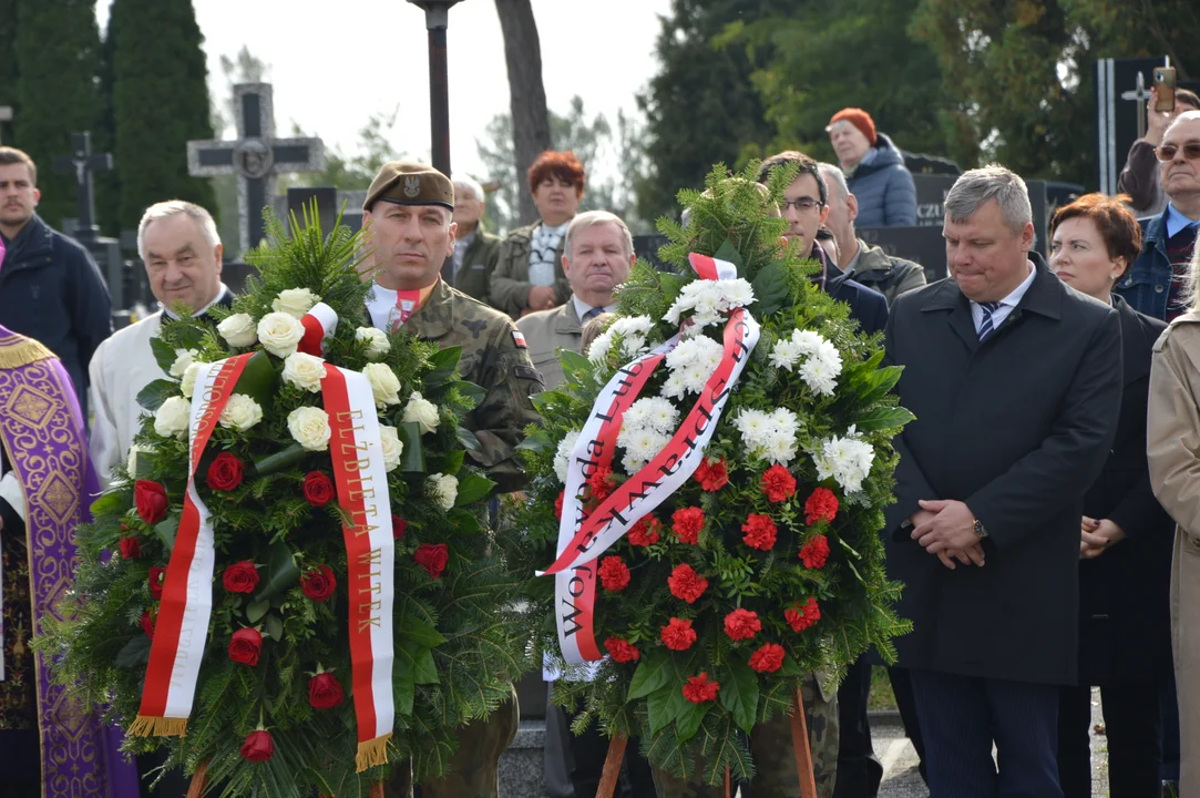 Odsłonięcie nagrobka żołnierza AK Karola Chlebickiego w Chodlu