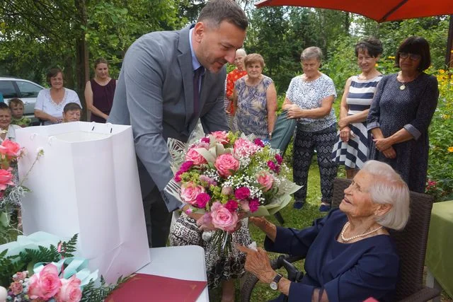 100 - lecie urodzin mieszkanki gminy Nałęczów