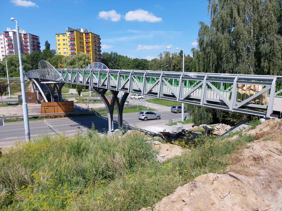 Trwa remont kładki przy ul. Filaretów. Zmienia się nie do poznania [ZDJĘCIA] - Zdjęcie główne