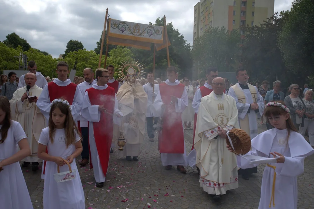 Procesja  Bożego Ciała w Puławach