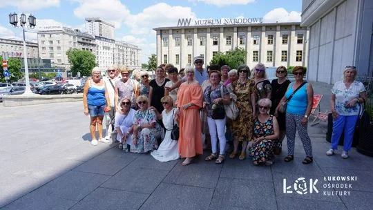 Seniorzy z Łukowa na wycieczce w Warszawie