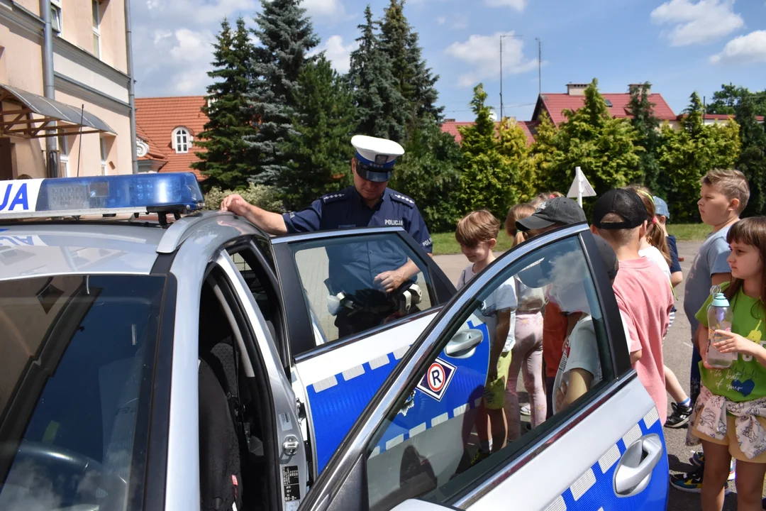 Akcja Bezpieczne wakacje w SP w Końskowoli