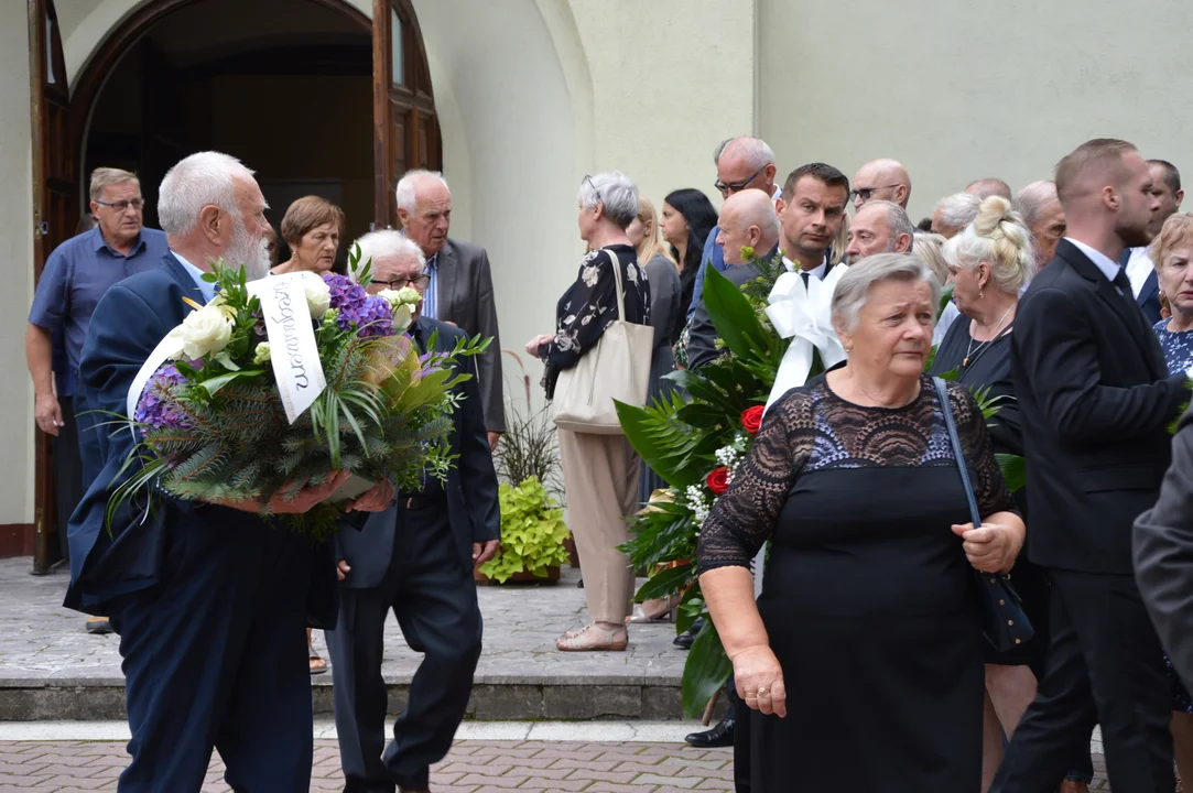 Uroczystości pogrzebowe Gabrieloa Maja, prezesa Powiatowego Centrum Zdrowia w Opolu Lubelskim