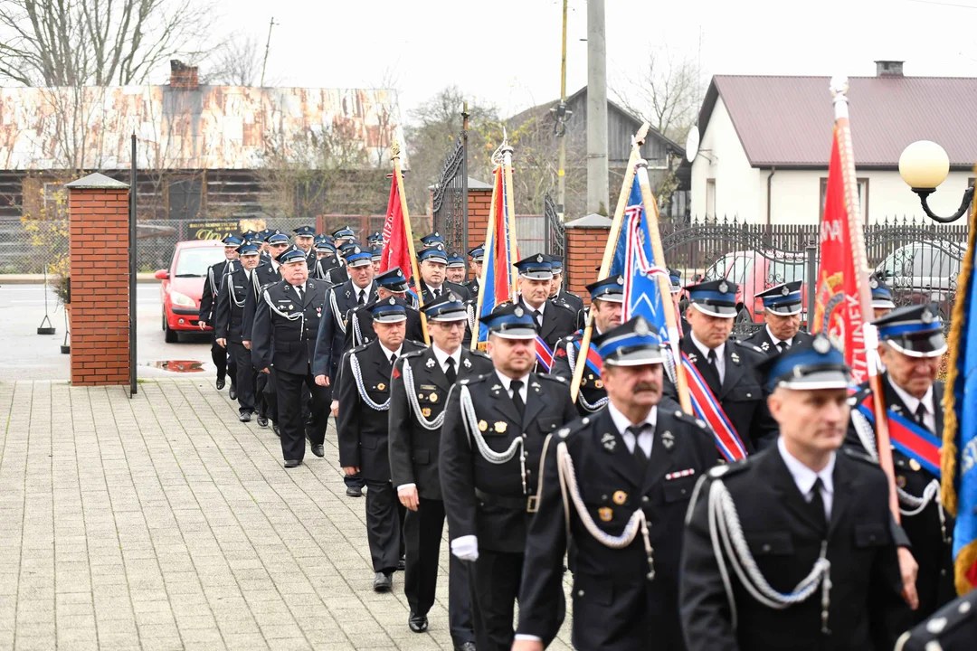 Zarzec Łukowski Msza Św. w intencji zmarłych strażaków z gminy Łuków