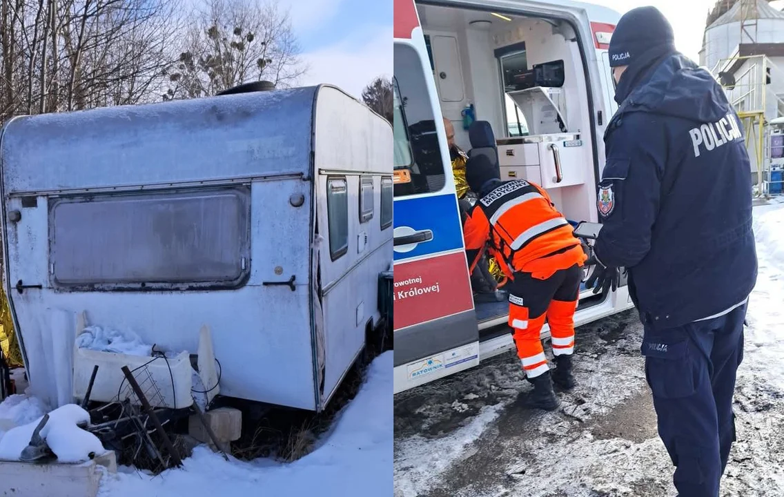 Na Zamojszczyźnie mieszkali w przyczepie kempingowej!  Z wychłodzenia trafili do szpitala - Zdjęcie główne