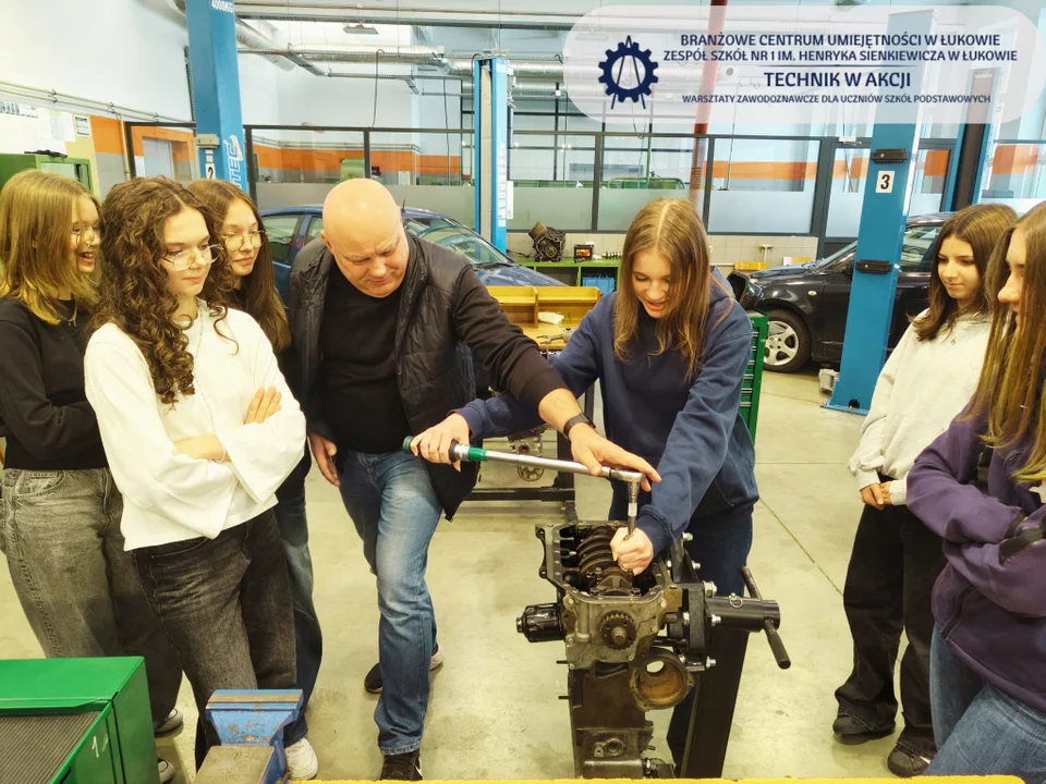 Warsztaty „Technik w Akcji” – wizyta uczniów z ''Piątki"  w Branżowym Centrum Umiejętności w Łukowie oraz w Zespole Szkół Nr 1 - Zdjęcie główne
