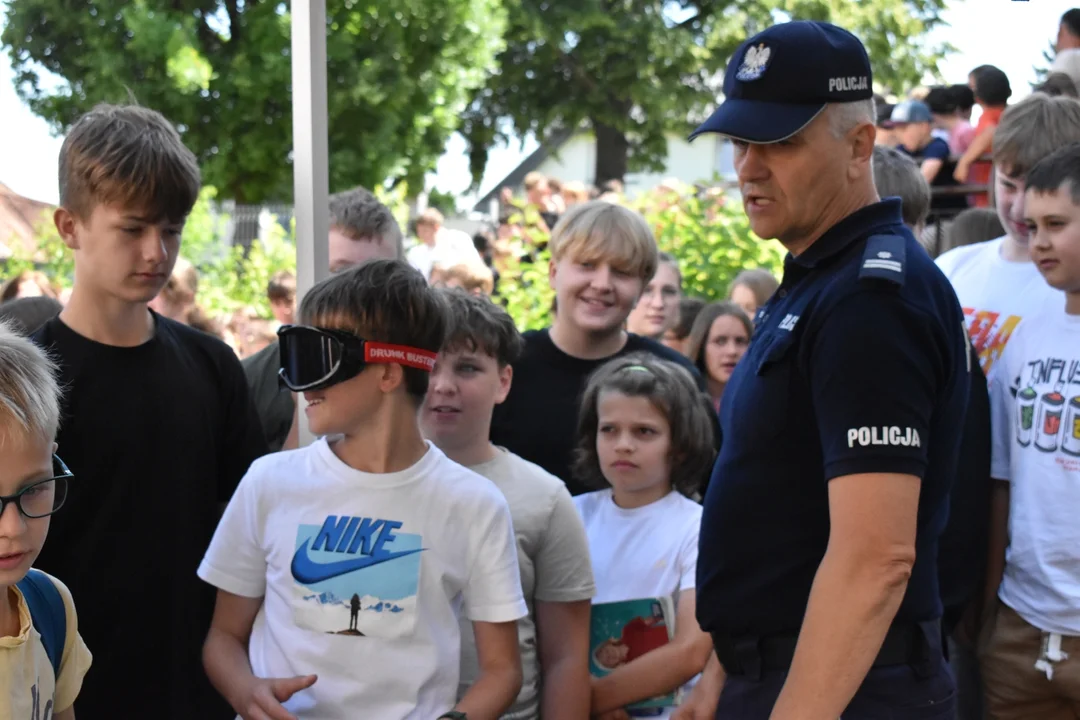 Akcja Bezpieczne wakacje w SP w Końskowoli