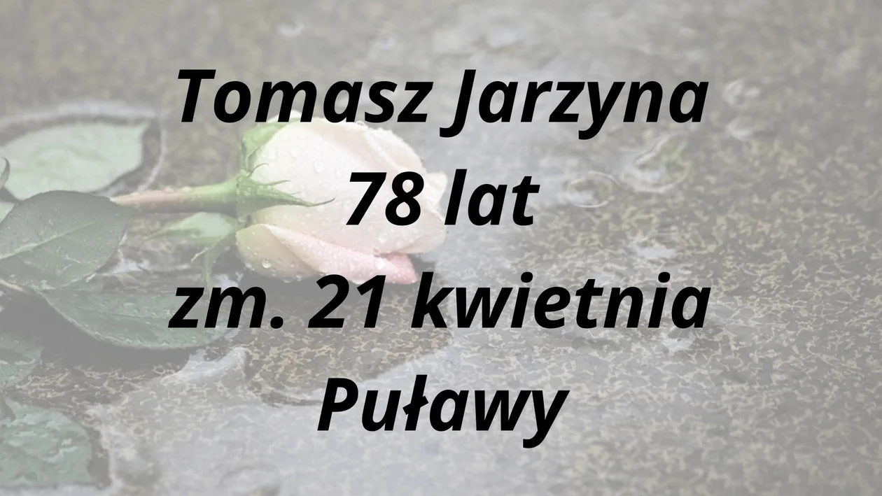 Nekrologi Puławy