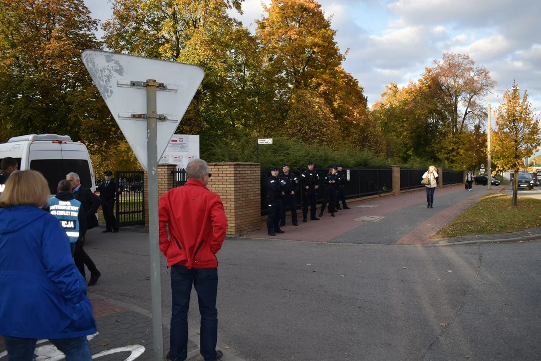 Spotkanie z Jarosławem Kaczyńskim w Puławach