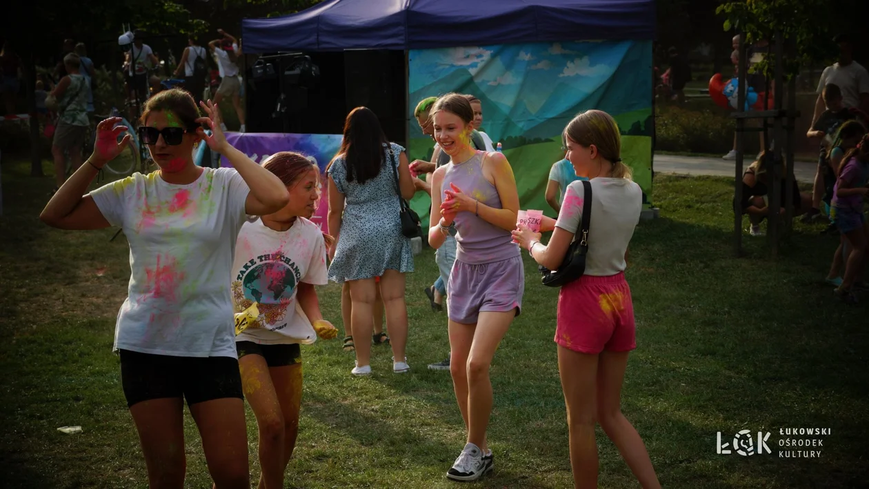 Festiwal Balonów, Baniek Mydlanych i Kolorów w Parku Miejskim w Łukowie