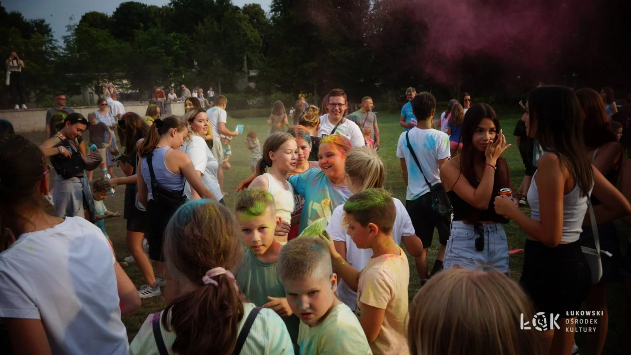 Festiwal Balonów, Baniek Mydlanych i Kolorów w Parku Miejskim w Łukowie