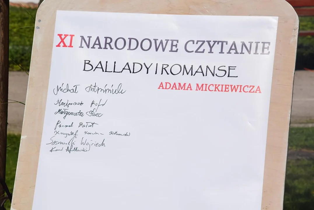 W tym roku lekturą były "Ballady i romanse Adama Mickiewicza"