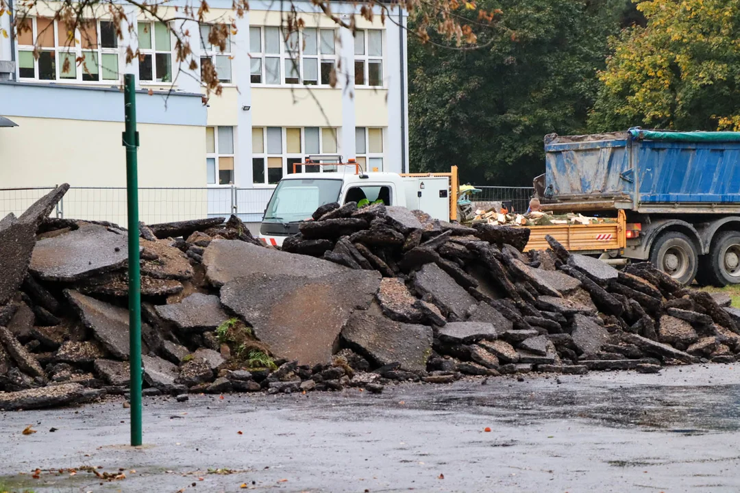 Budowa boiska przy Szkole Podstawowej nr 3 w Puławach