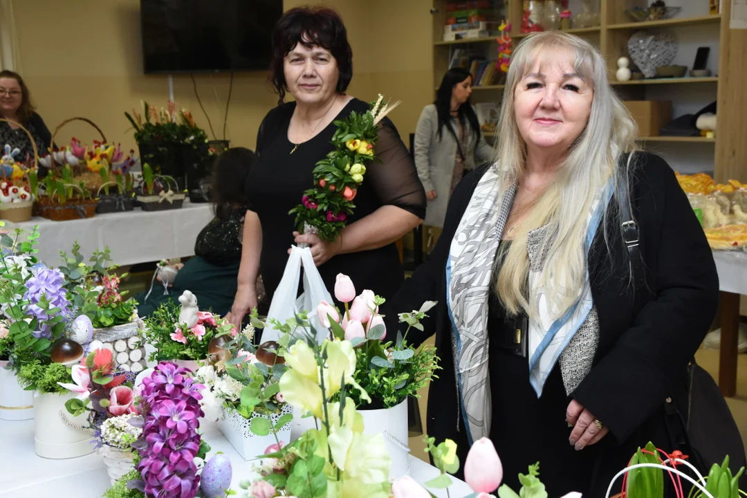 Piękne ozdoby wielkanocne na kiermaszu w Anielinie