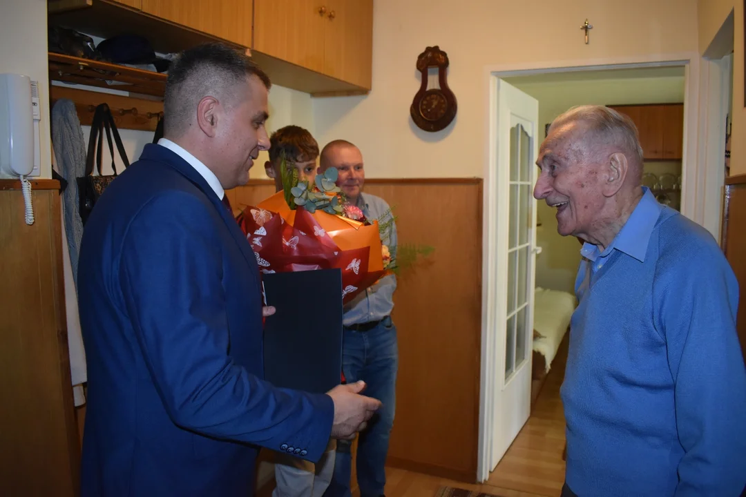 100. urodziny Gustawa Kowalskiego z Puław