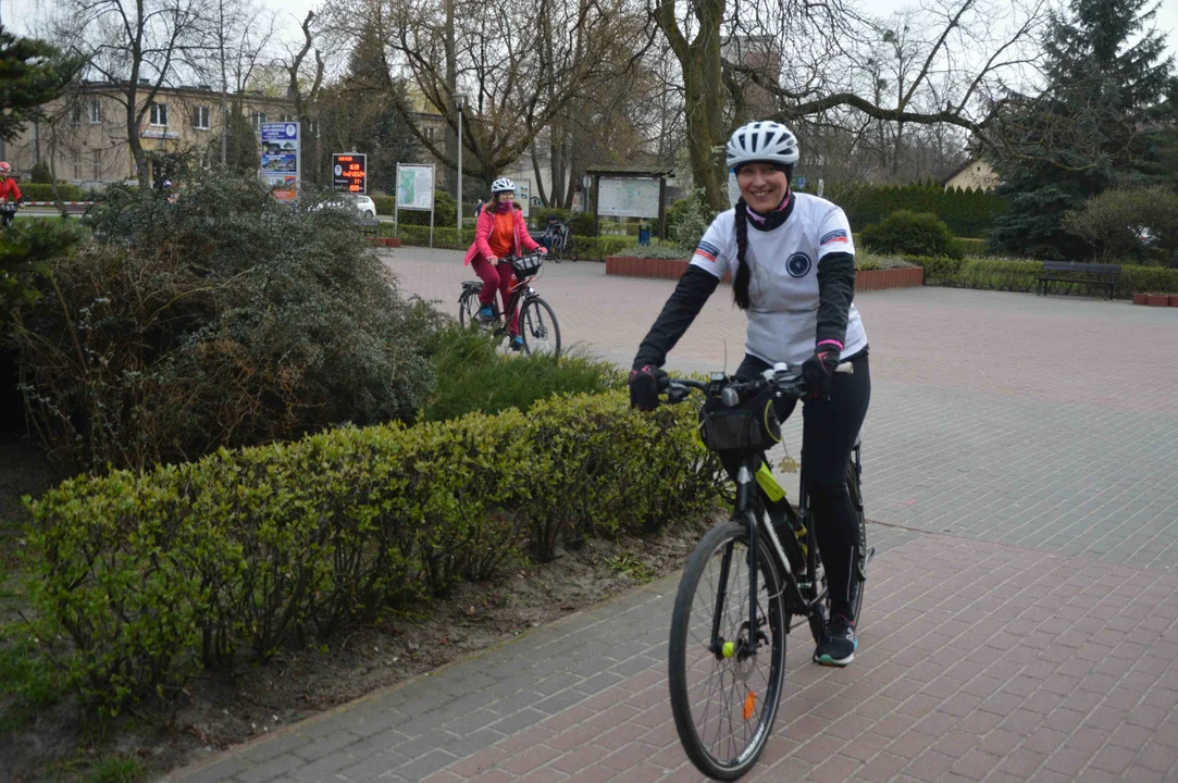 Pierwszy trening Puławskiej Grupy Rowerowej