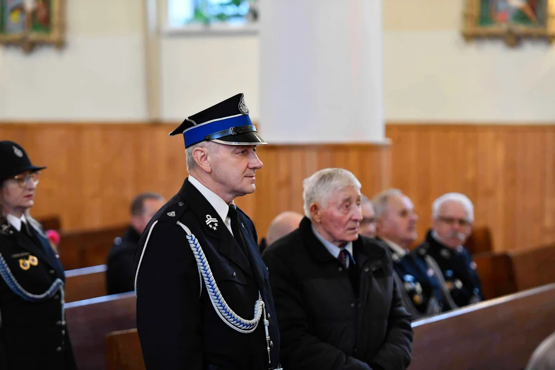 Zarzec Łukowski Msza Św. w intencji zmarłych strażaków z gminy Łuków