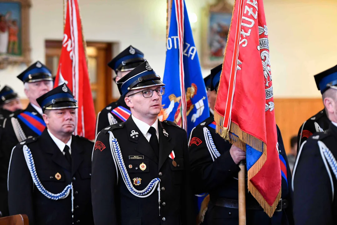 Zarzec Łukowski Msza Św. w intencji zmarłych strażaków z gminy Łuków