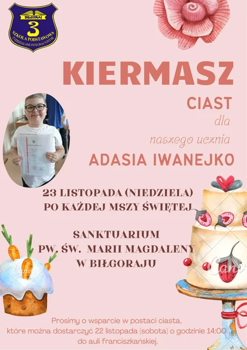 kiermasze dla Adasia - plakaty