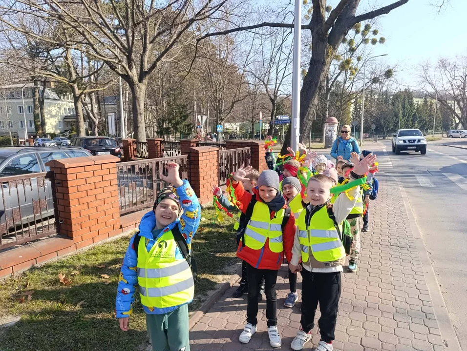 Wiosenny rajd w SP 6 w Puławach