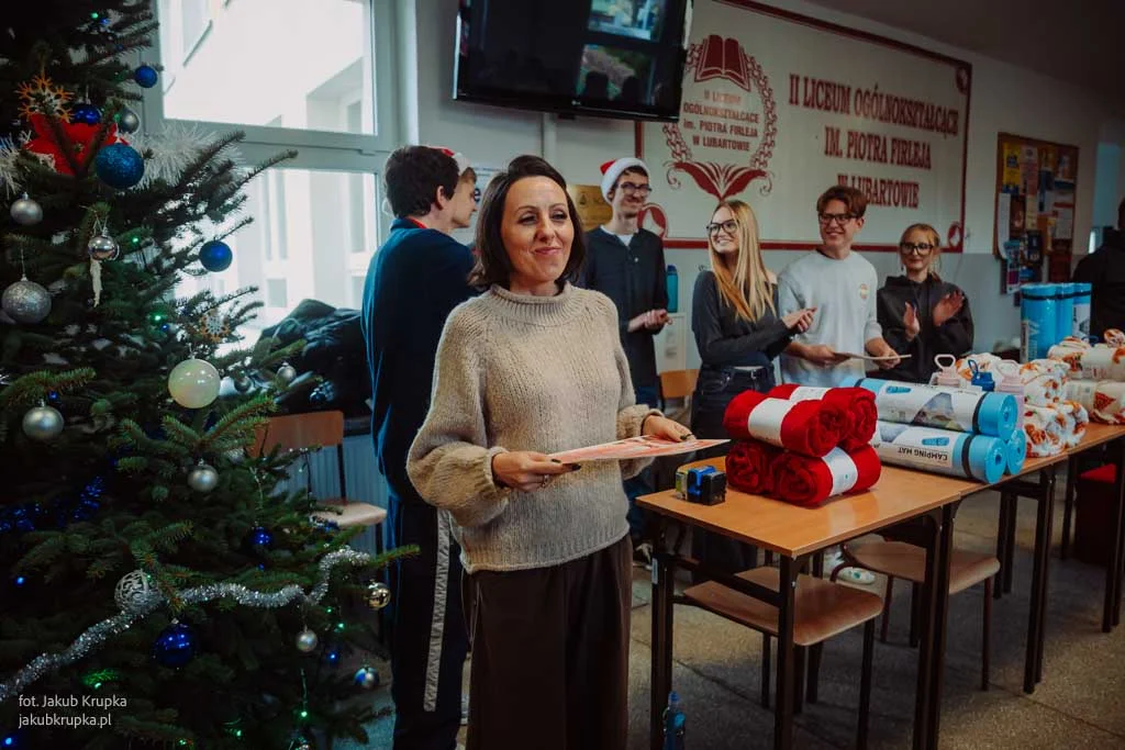 Marsze mikołajkowe w II LO w Lubartowie