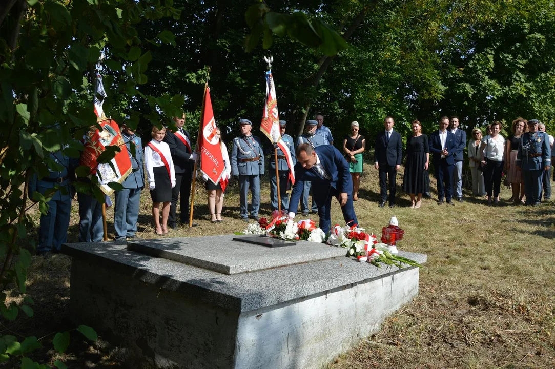 Uroczystość odsłonięcia ronda im. generała Tadeusza Rozwadowskiego w Chodlu