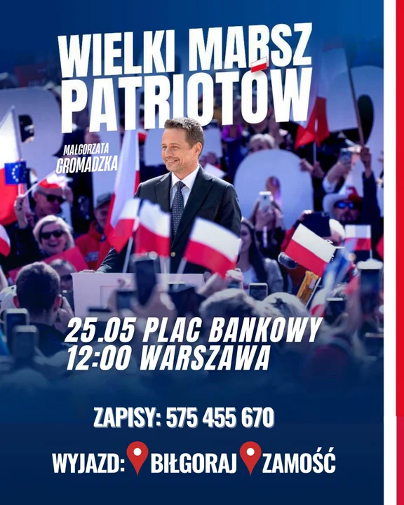 Wyjazdy na marsze z Biłgoraja - plakaty