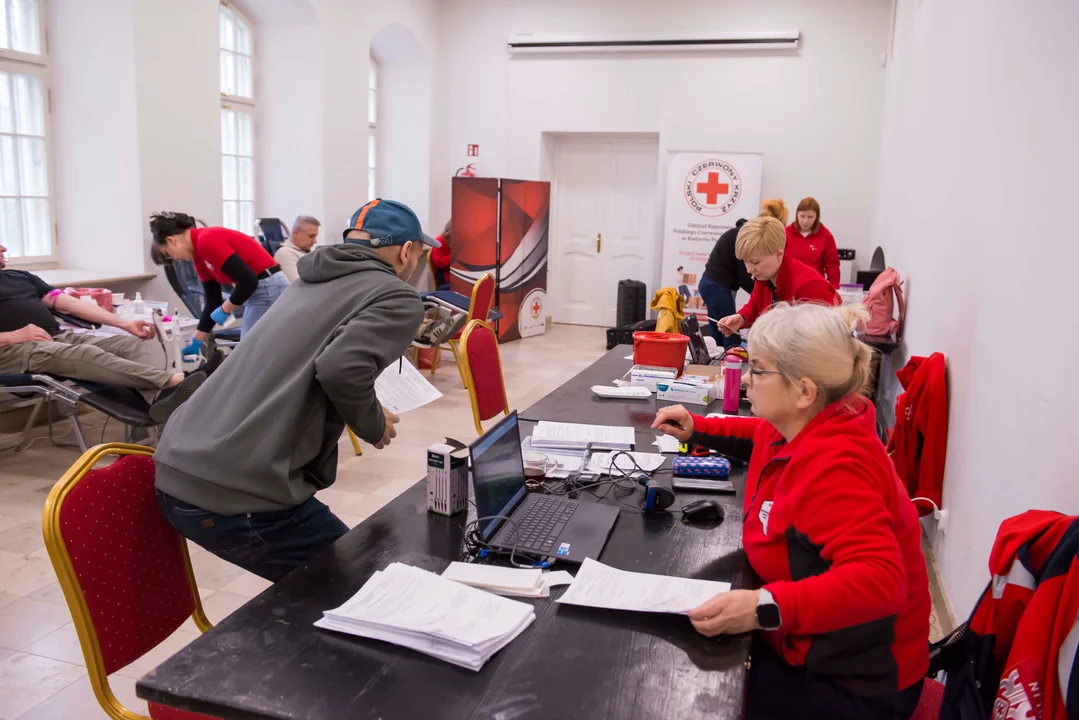 Akcja Poboru Krwi w Palacu Potockich w Radzyniu Podlaskim
