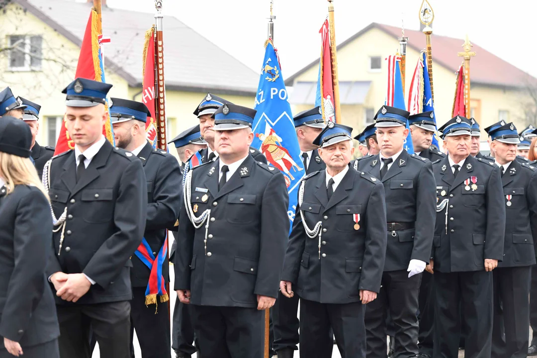 Zarzec Łukowski Msza Św. w intencji zmarłych strażaków z gminy Łuków