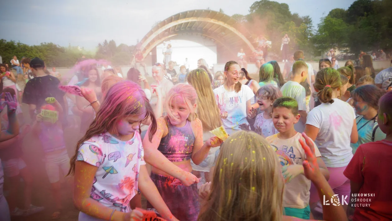 Festiwal Balonów, Baniek Mydlanych i Kolorów w Parku Miejskim w Łukowie