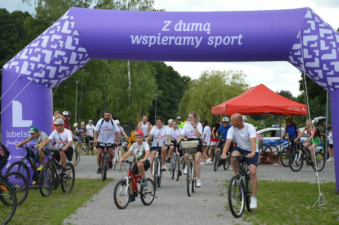 Rajd rowerowy Tour de Lubelskie w Poniatowej