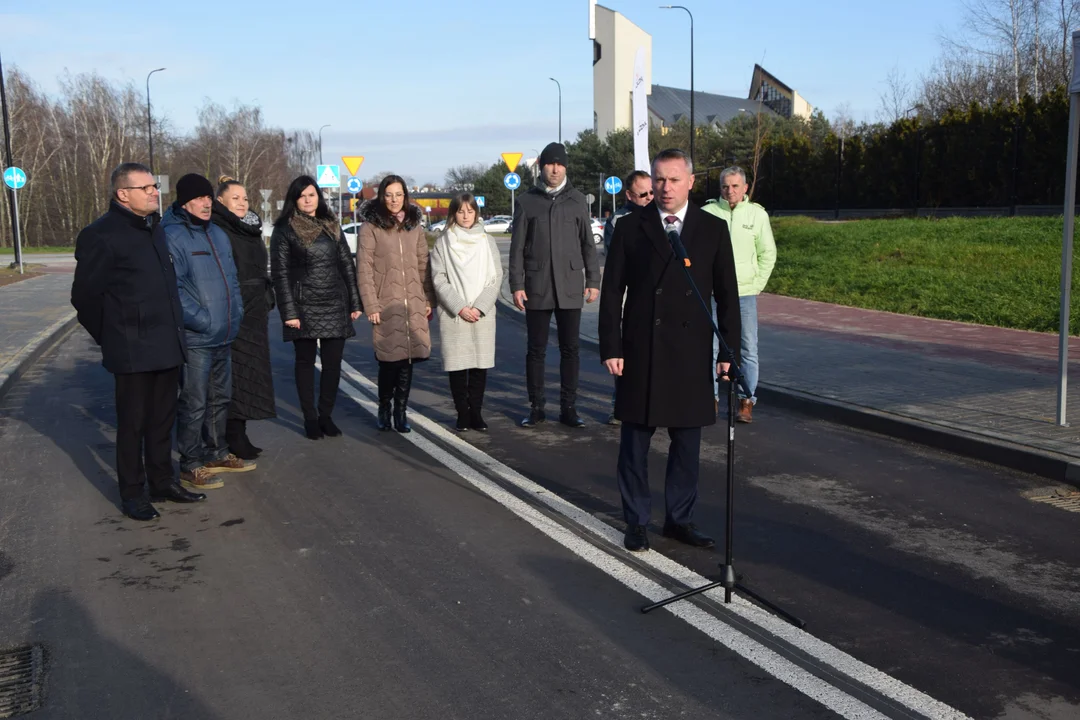 Otwarcie drogi w Łęcznej