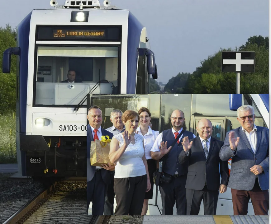Pierwsi pasażerowie wsiedli do pociągu na nowych przystankach kolejowych w Aleksandrowie, Ustrzeszy i Jaskach - Zdjęcie główne