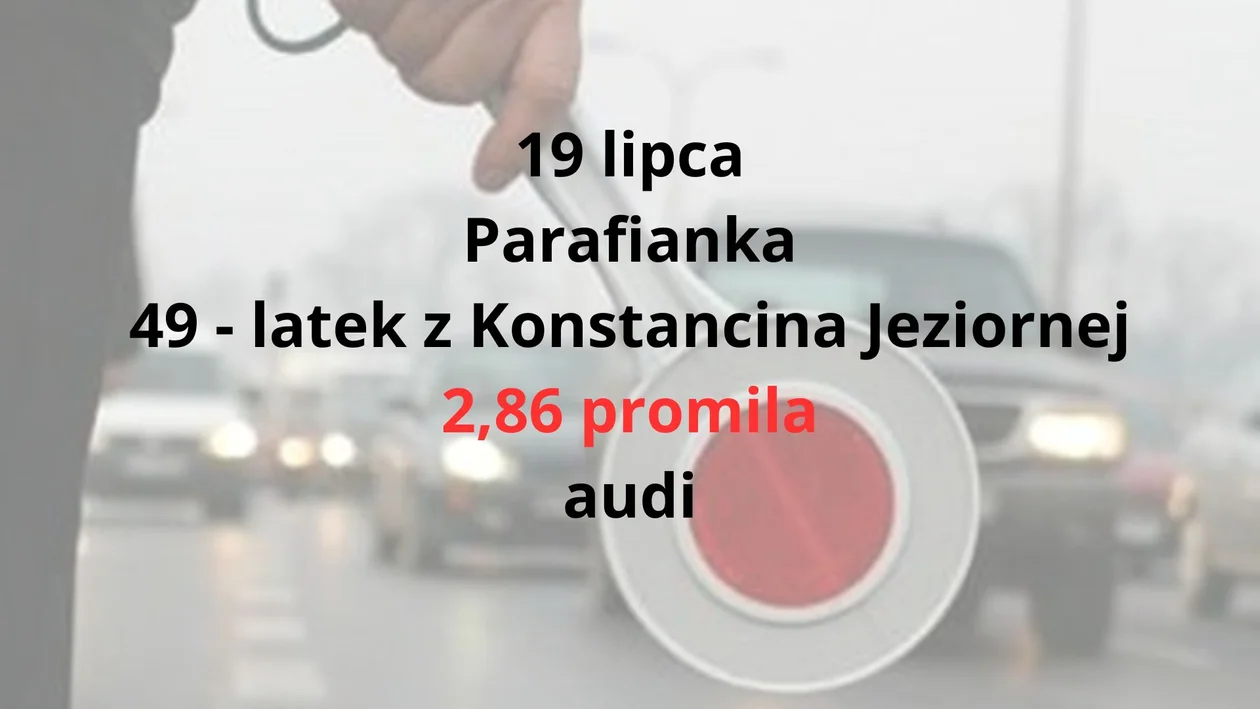 Kierowcy z promilami - powiat puławski