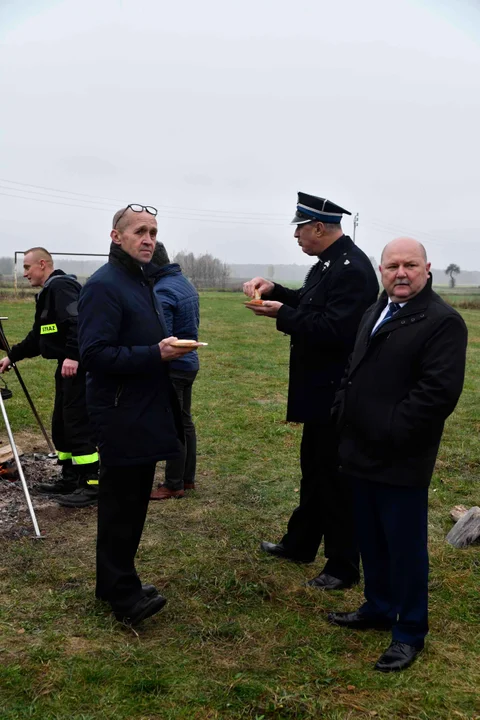 Zarzec Łukowski Msza Św. w intencji zmarłych strażaków z gminy Łuków