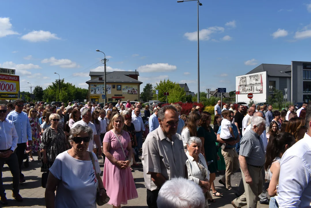 Święto Bożego Ciała w parafii Matki Kościoła w Łukowie