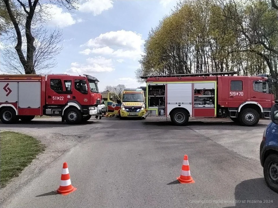 Powiat radzyński: Wypadek w gminie Borki. Interweniował śmigłowiec LPR