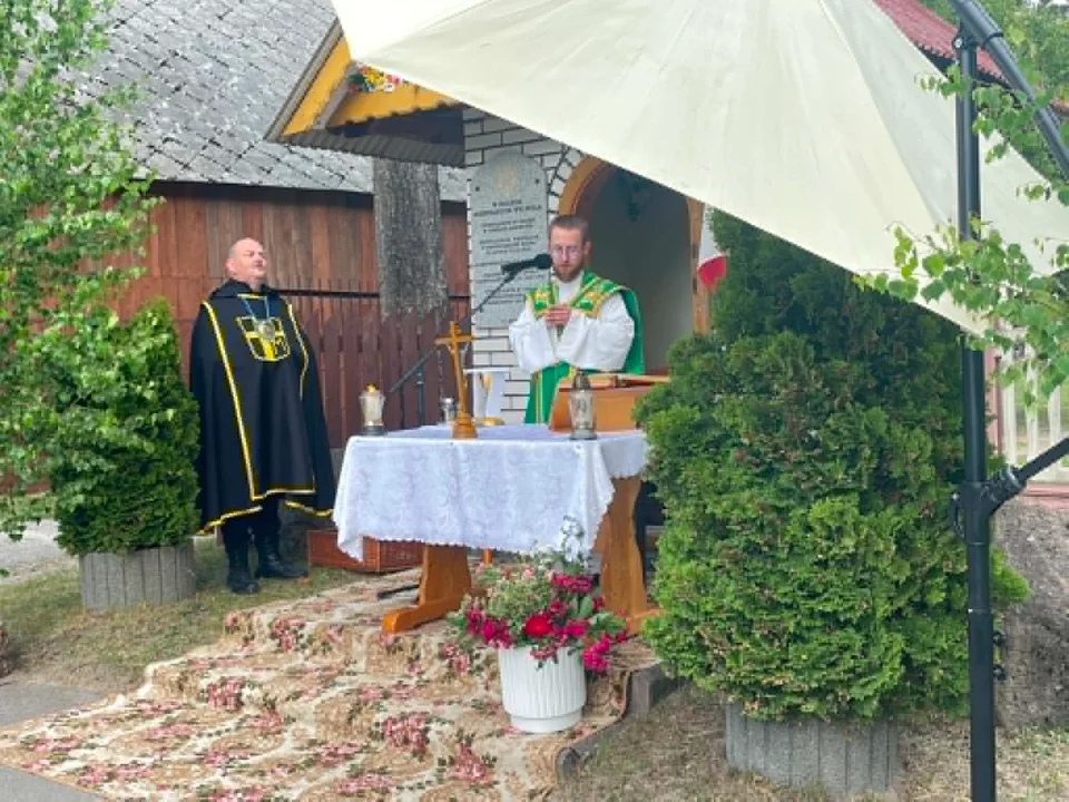 Msza Święta za partyzantów w Woli Dużej