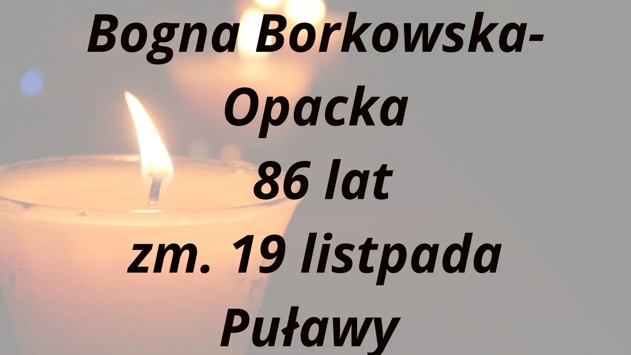 Nekrologi powiat puławski