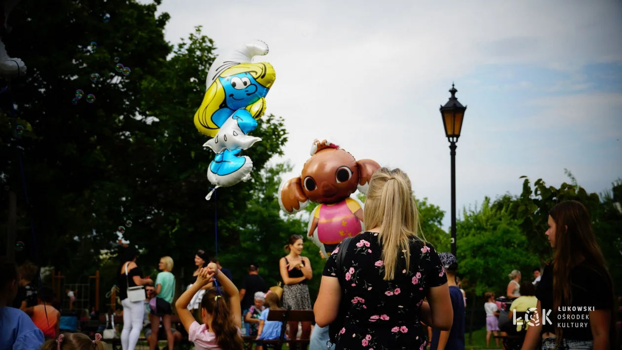 Festiwal Balonów, Baniek Mydlanych i Kolorów w Parku Miejskim w Łukowie