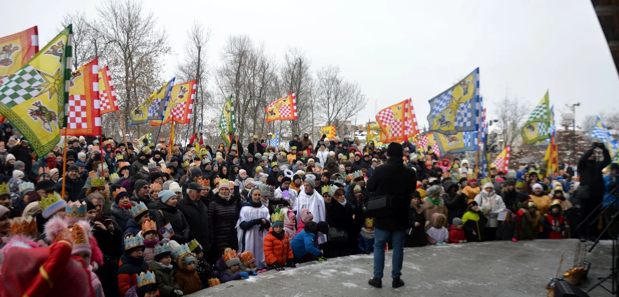 Wędrowaliśmy z Trzema Królami po ulicach Łukowa