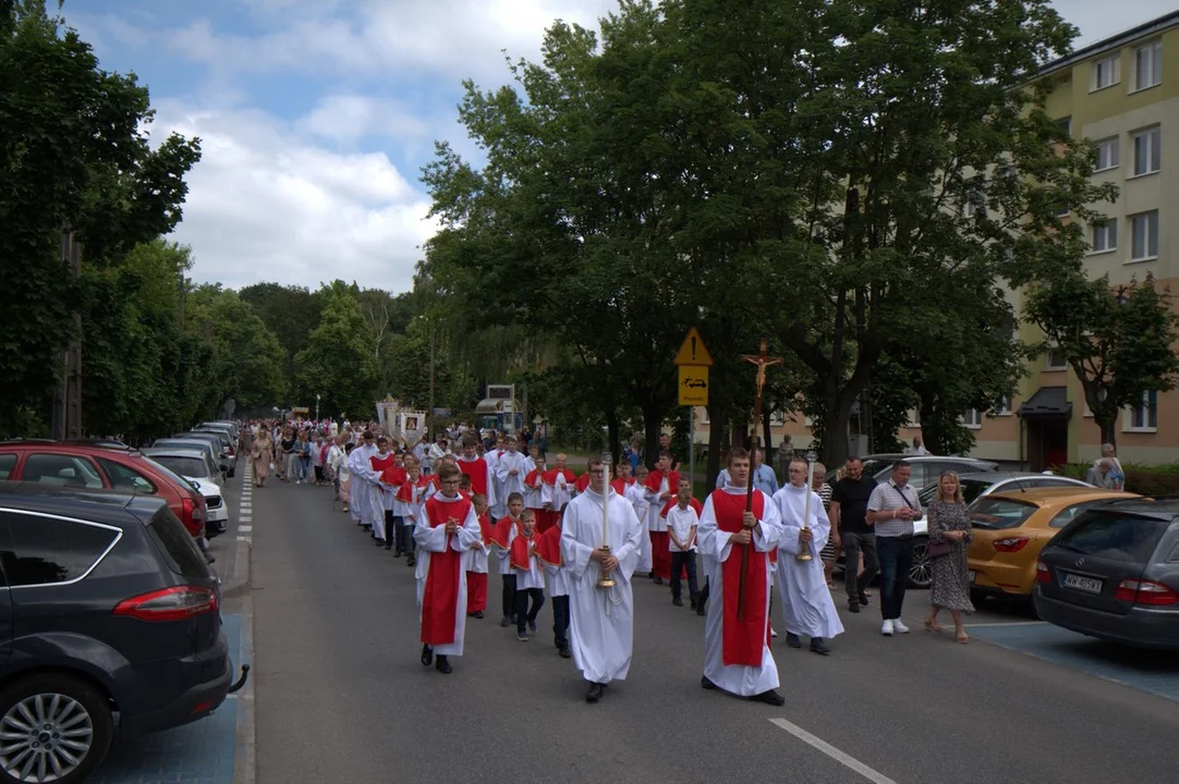 Procesja  Bożego Ciała w Puławach