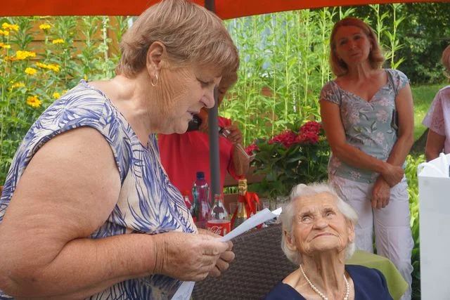 100 - lecie urodzin mieszkanki gminy Nałęczów