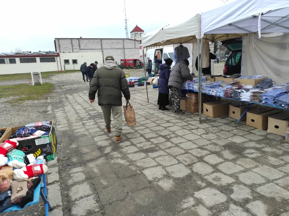 Sobotni targ w Biłgoraju