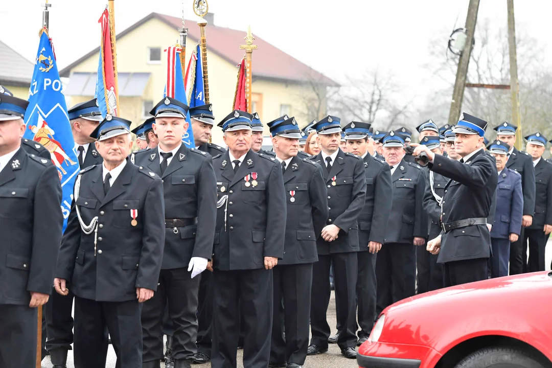 Zarzec Łukowski Msza Św. w intencji zmarłych strażaków z gminy Łuków