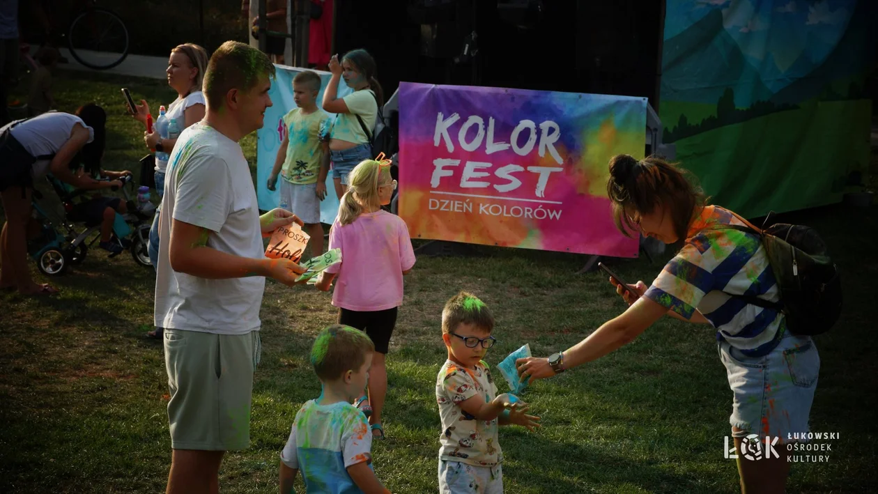 Festiwal Balonów, Baniek Mydlanych i Kolorów w Parku Miejskim w Łukowie