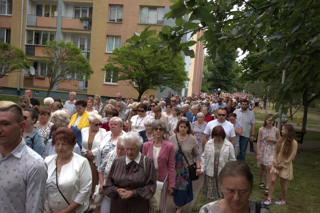 Procesja  Bożego Ciała w Puławach