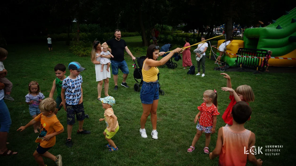 Festiwal Balonów, Baniek Mydlanych i Kolorów w Parku Miejskim w Łukowie