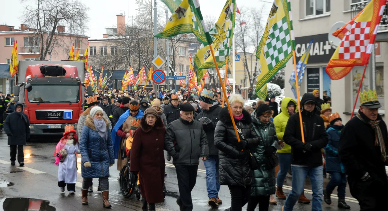 Wędrowaliśmy z Trzema Królami po ulicach Łukowa